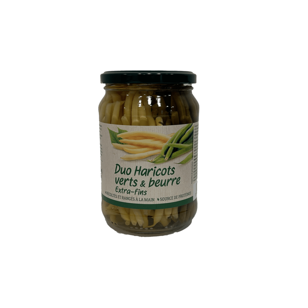 Duo Haricots Verts Et Beurre Extra Fin Au Panier Dor