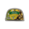 Olives vertes cassées au basilic