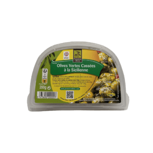 Olives vertes denoyautées