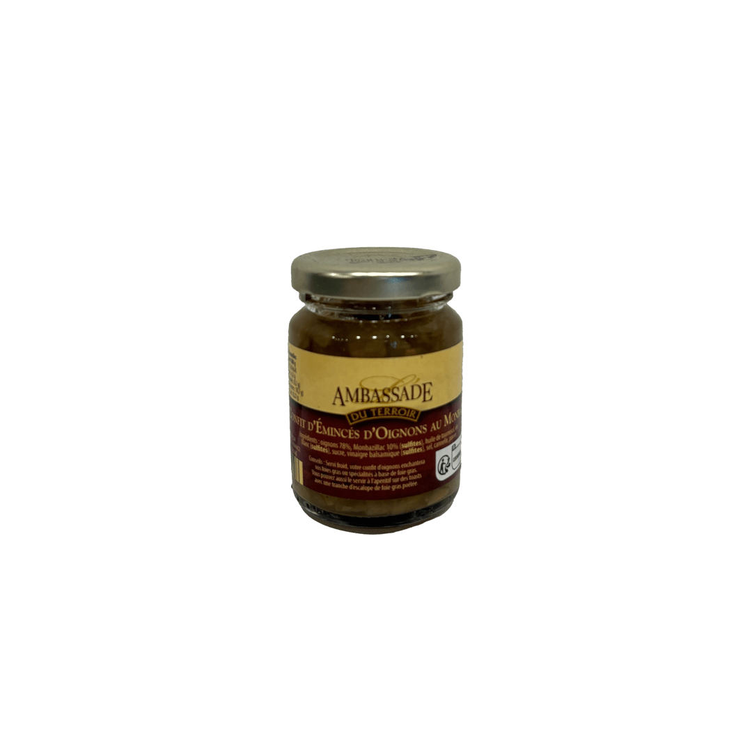 Confit d'émincés d'oignons au Monbazillac