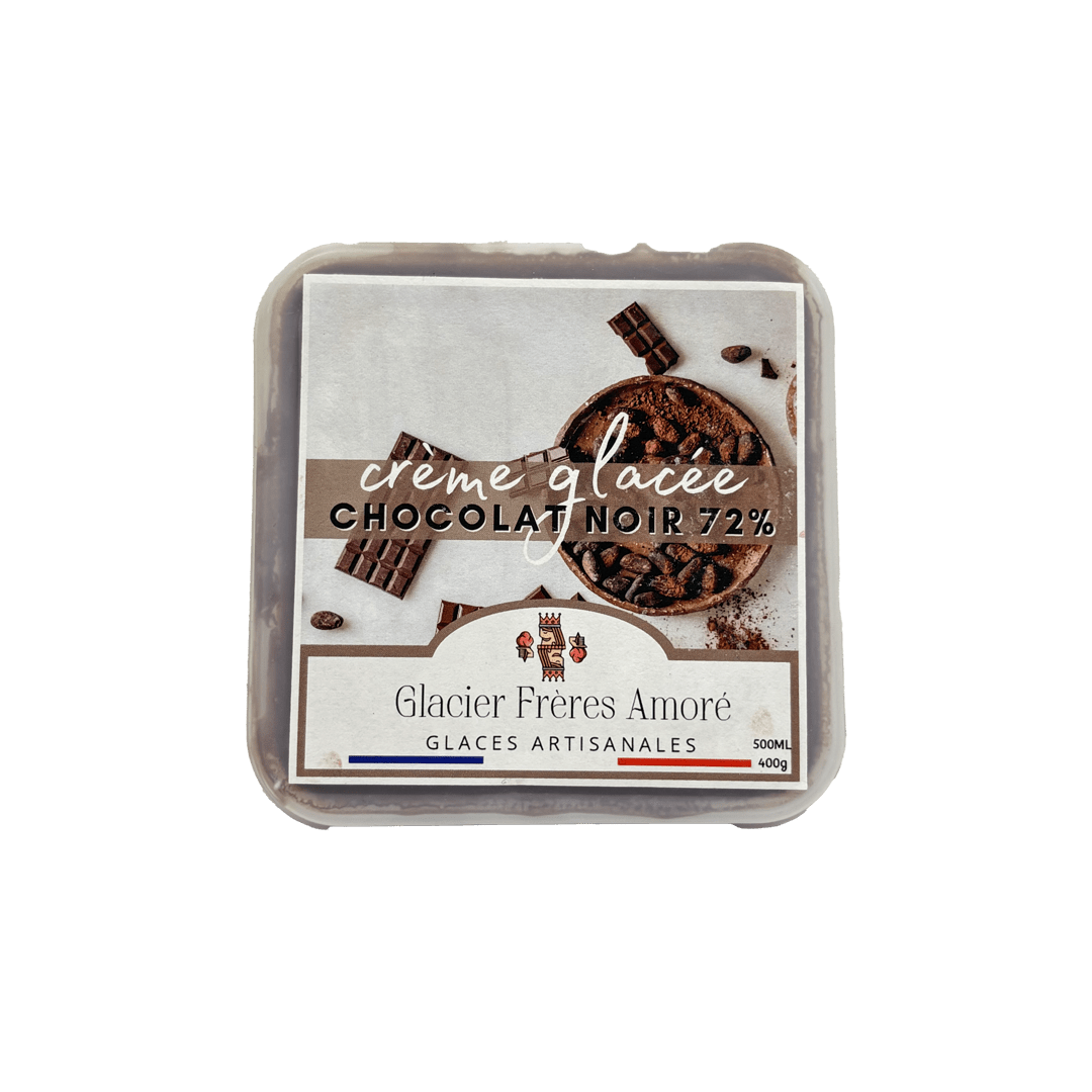 Crême Glacée Chocolat noir 72%
