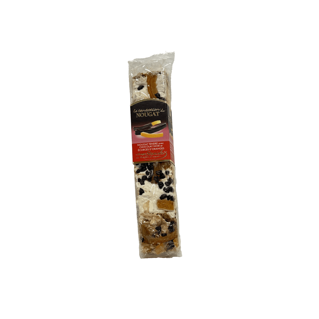 nougat chocolat noir fleur doranger Nougat tendre Chocolat Noir