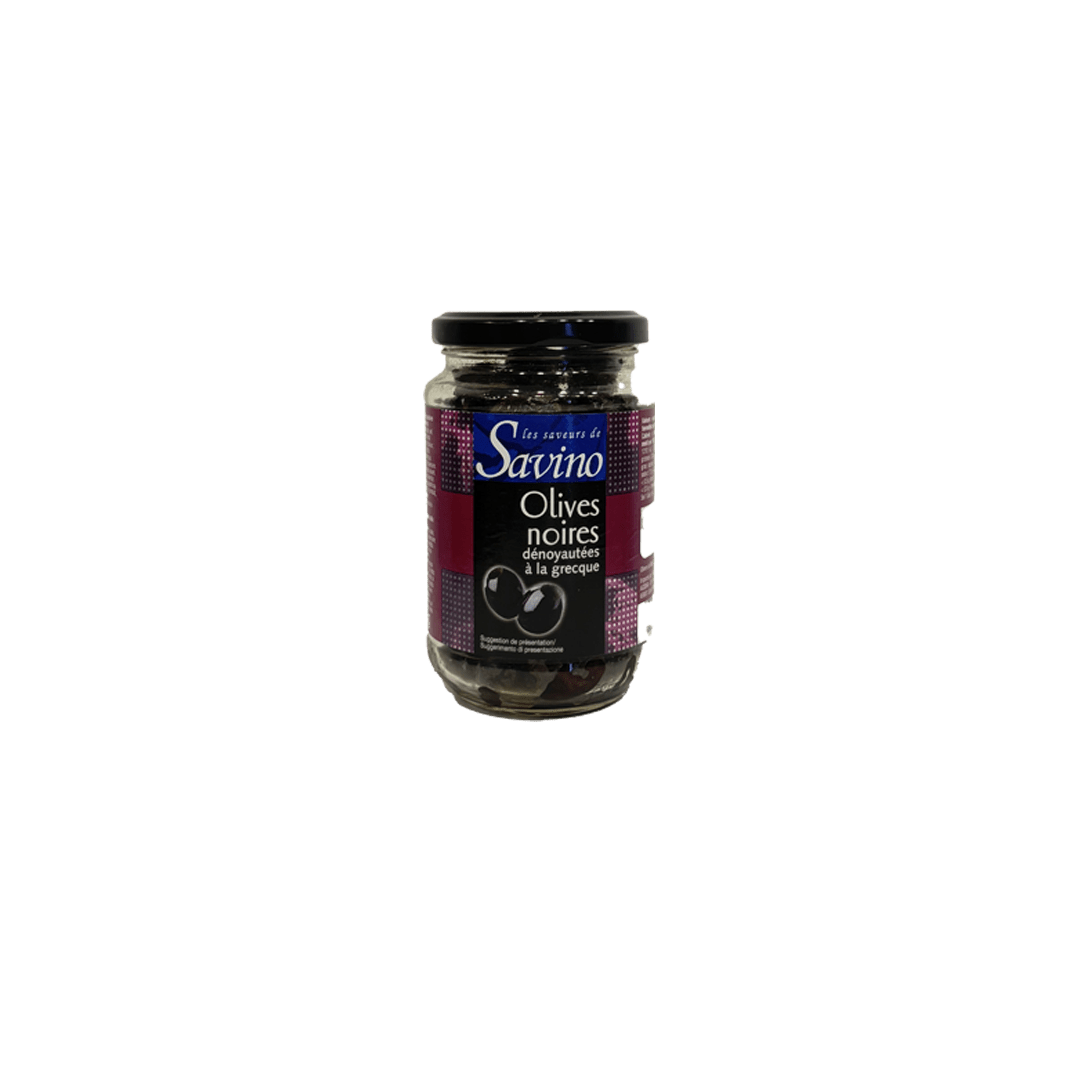Olive Noires Dénoyautées à la Grecque