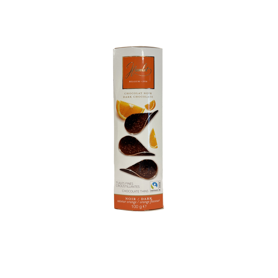 Tuiles Chocolat Noir Orange