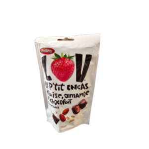 Le p'tit encas fraise amandes et chocolat