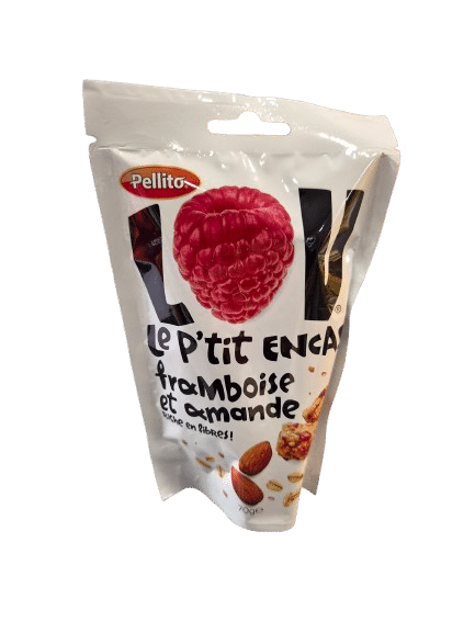 Le p'tit encas framboise et amandes