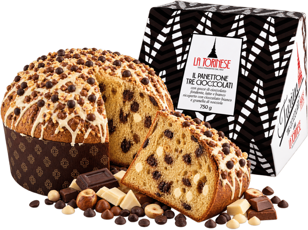 Panettone il tre Chocolati 750g