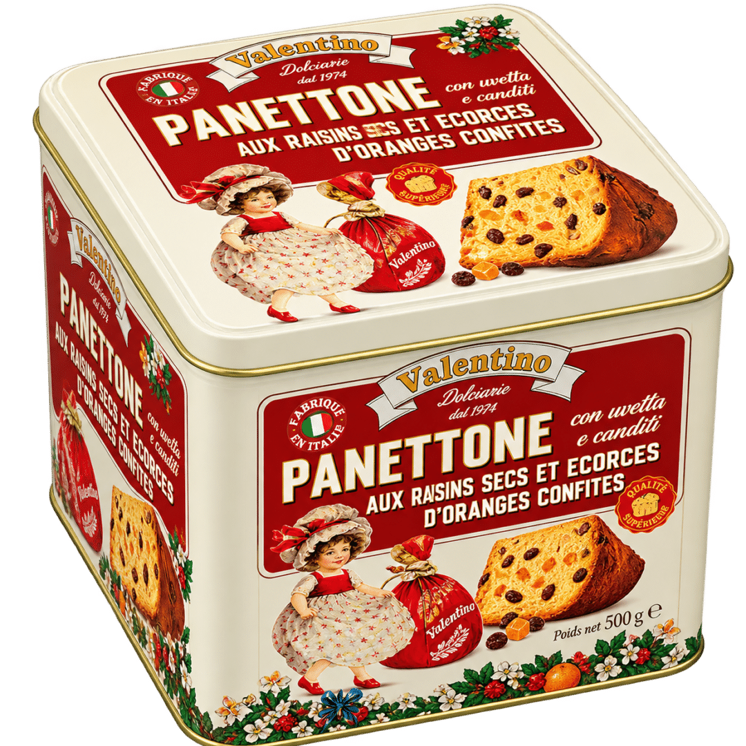 Panettone boite fer